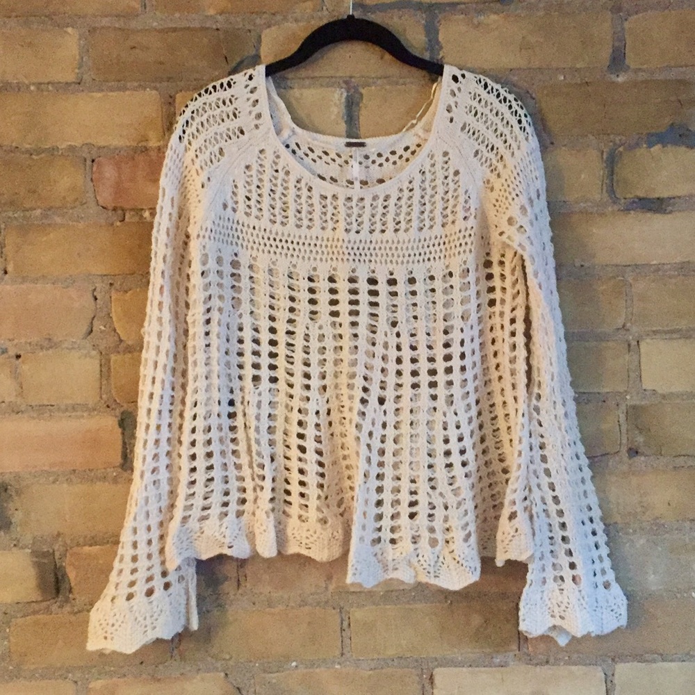 Free People Crochet top